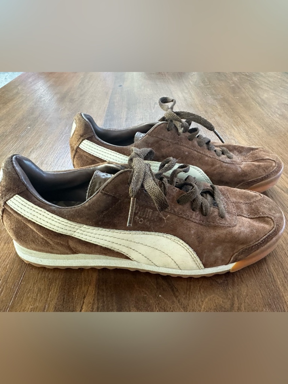 Vintage Puma Women’s Roma Brown Suede Sneakers - RARE FIND